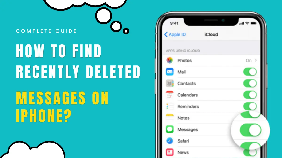 How to Find Recently Deleted Messages on iPhone